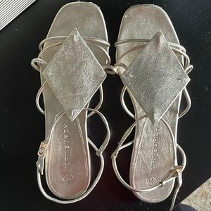 Tory Burch gold sandals!  Size 10M.